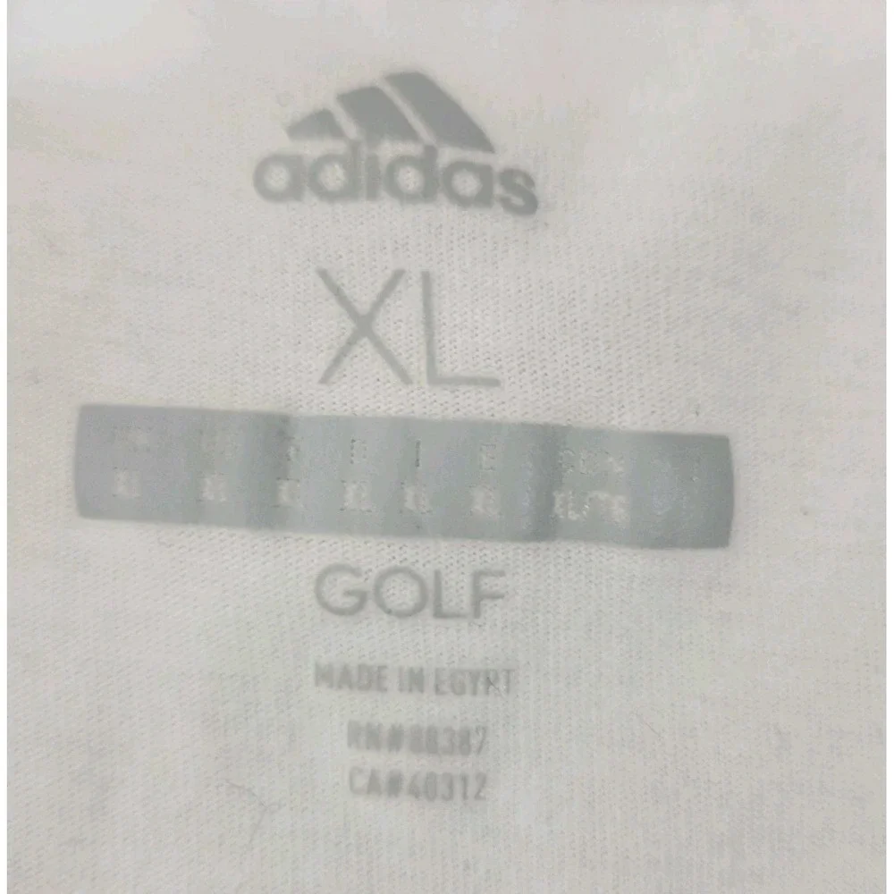 Adidas Golf‎ T-Shirt Adults White Graphic Size XL